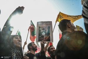 مراسم تشییع شهدای جنگ تحمیلی رژیم صهیونیستی در تهران-5