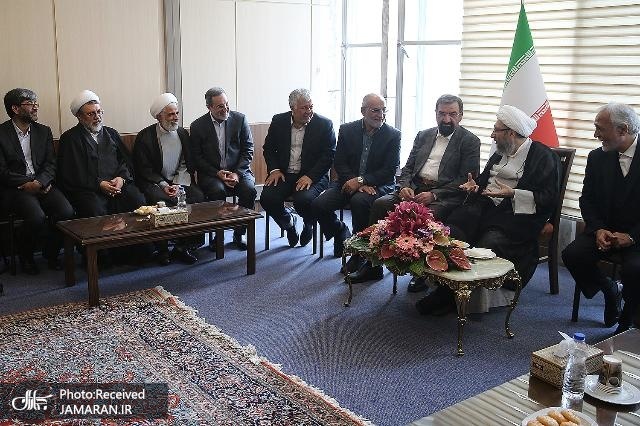 دیدار مسئولین کشوری و لشگری با رئیس مجمع تشخیص مصلحت نظام