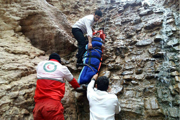 مرد جوان به علت سقوط از صخره در سیروان جان باخت