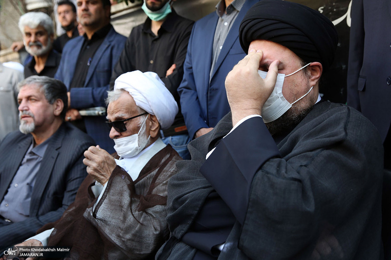 مراسم تشییع پیکر حجت الاسلام و المسلمین سید محمود دعایی از موسسه اطلاعات