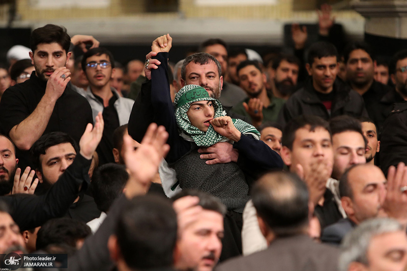 مراسم عزاداری شب شهادت حضرت فاطمه‌زهرا (س) در حسینیه امام خمینی