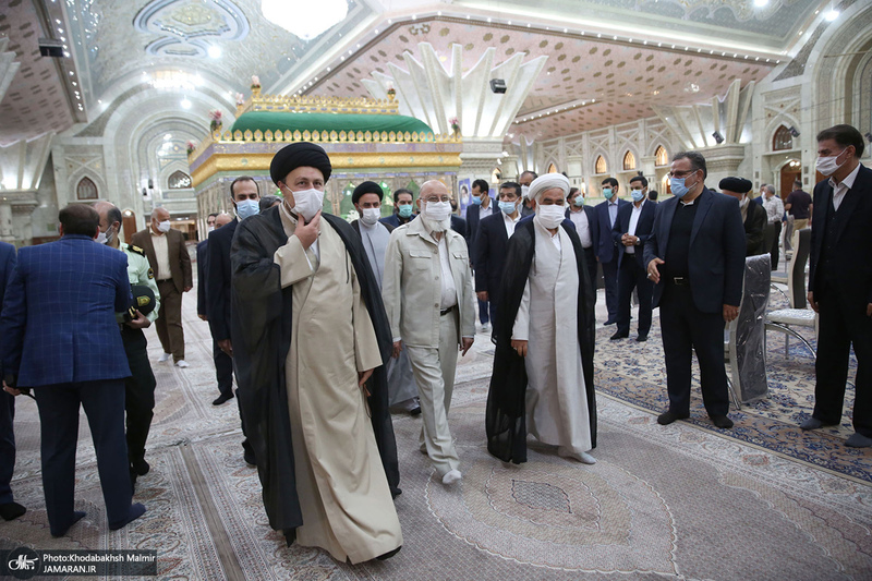 تجدید میثاق رئیس و اعضای دوره جدید شورای اسلامی شهر تهران با آرمان های امام خمینی(س)