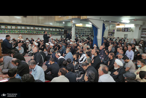 مراسم عزاداری شهادت امام صادق (ع)  در بیت آیت الله العظمی صانعی (ره)