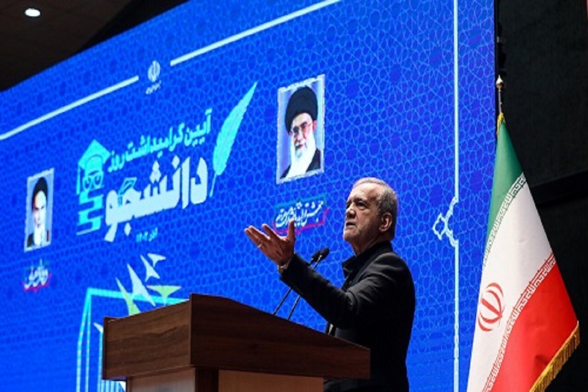 President Pezeshkian declared that Iran will not retreat in the face of any power