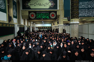 اولین شب عزاداری فاطمیه در حسینیه امام خمینی