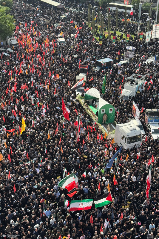 مراسم تشییع شهدای جنگ تحمیلی رژیم صهیونیستی در تهران-4