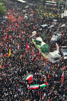 مراسم تشییع شهدای جنگ تحمیلی رژیم صهیونیستی در تهران-4