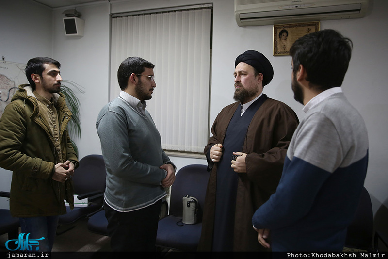 دیدار اعضای شورای مرکزی انجمن اسلامی دانشجویان دانشگاه تهران و علوم پزشکی تهران با سید حسن خمینی