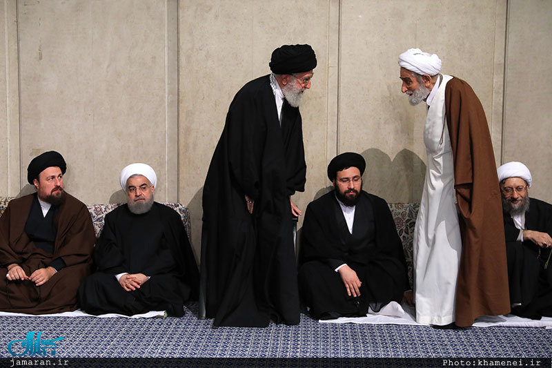 مراسم ترحیم آیت الله هاشمی رفسنجانی در حسینیه امام خمینی(ره)