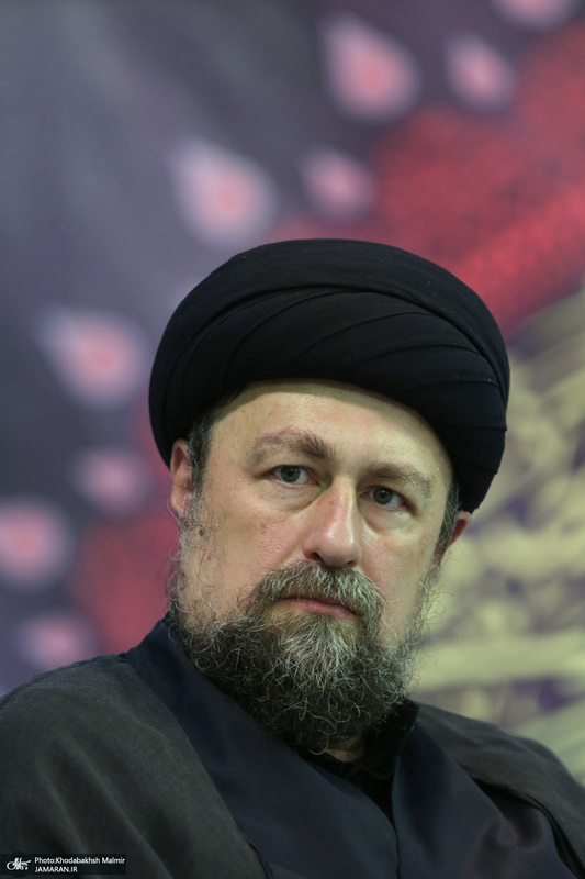 دیدار مدیرعامل بانک ملی ایران ابوالفضل نجارزاده و اعضای هیئت عامل با سید حسن خمینی