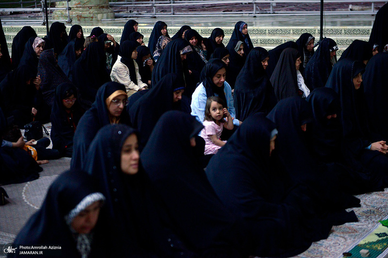 مراسم عزاداری شب شهادت امام جواد (ع) در حرم مطهر امام خمینی