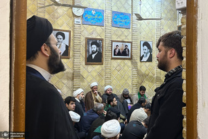 مراسم بزرگداشت آیت الله موسوی بجنوردی (ره) در بیت امام خمینی (س) در نجف اشرف