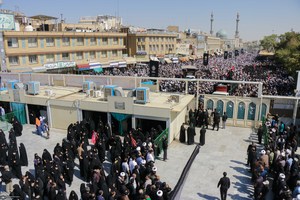 مراسم تشییع آیت الله العظمی شبیری زنجانی -۱
