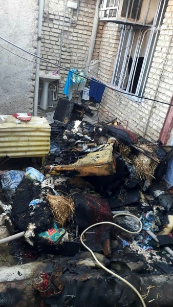 آتش‌سوزی منزل مسکونی در آبادان