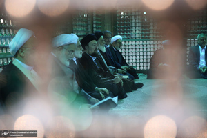 تجدید میثاق رئیس قوه قضائیه و مسئولان عالی قضایی با آرمان‌های حضرت امام خمینی (س)