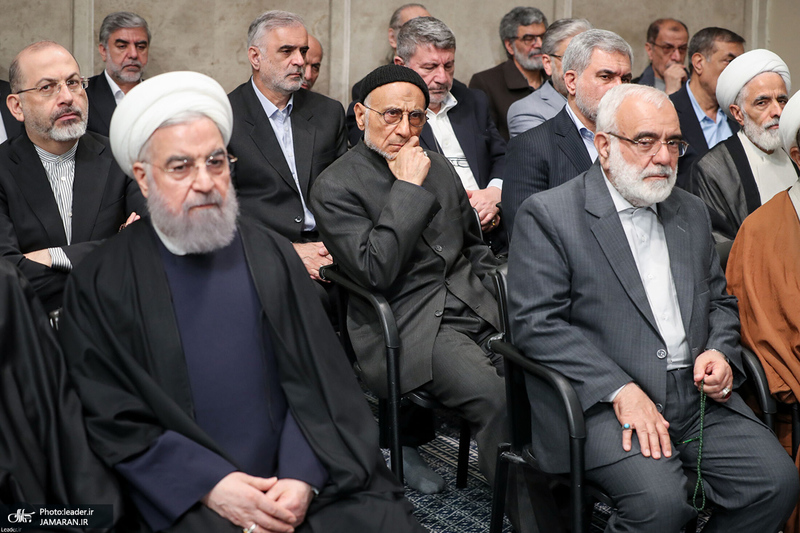 دیدار مسئولان نظام و سفرای کشورهای اسلامی با رهبر معظم انقلاب