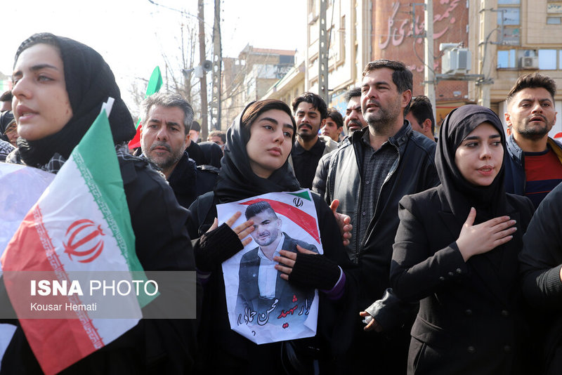 تصاویر/ تشییع پیکر شهدای حوادث اخیر در شهرهای مختلف ایران