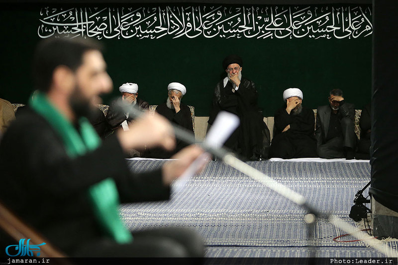 اولین شب مراسم عزاداری حضرت اباعبدالله الحسین(ع) با حضور رهبر معظم انقلاب