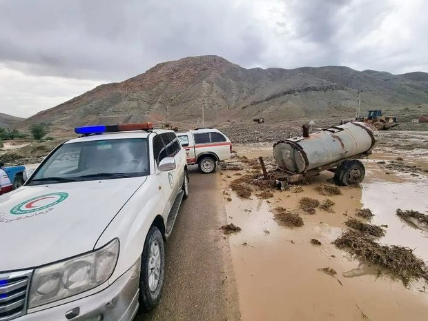 سیل در استان تهران/ آماده باش هلال احمر + تصاویر