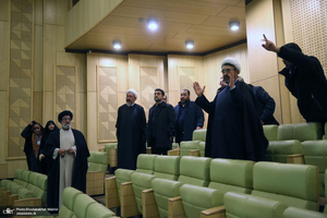 بازدید رئیس موسسه تنظیم و نشر آثار امام خمینی (س) از مراحل آماده‌سازی هفته فرهنگی بر آستان آفتاب