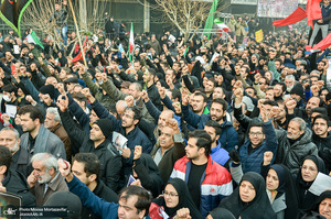  حضور میلیون ها تهرانی در تشییع پیکر مطهر سردار قاسم سلیمانی - 10 