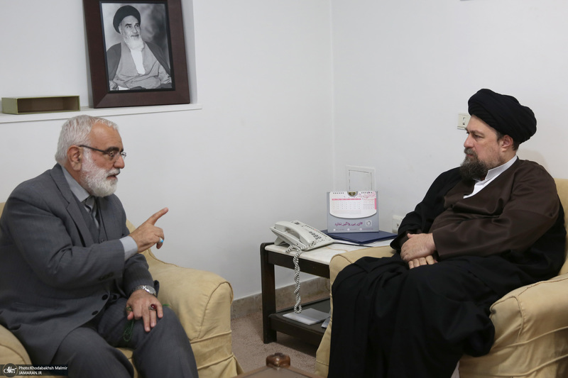 دیدار رئیس کمیته امداد امام خمینی با سید حسن خمینی