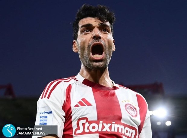 ویدیوی گل مهدی طارمی با پیراهن المپیاکوس