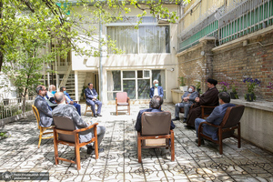دیدار دبیر کل و اعضای شورای مرکزی حزب اعتماد ملی با سید حسن خمینی