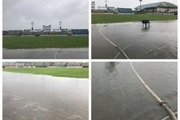 بارش باران دیدار تیم های ملوان و مس رفسنجان را لغو کرد +عکس
