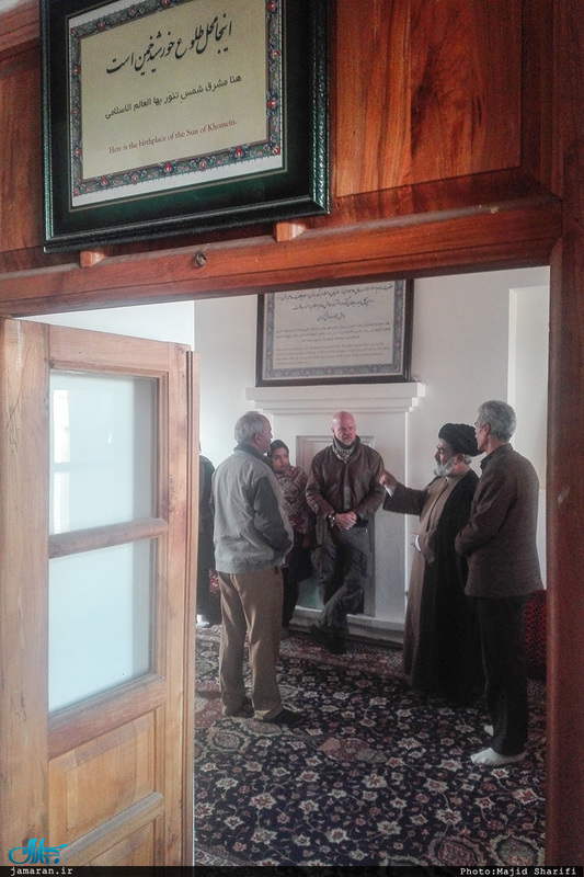 بازدید نماینده سازمان ملل از بیت امام در خمین‎