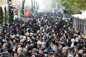مراسم تشییع 200 شهید گمنام دفاع مقدس در تهران -2