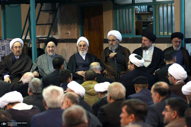 مراسم ختم مرحوم حجت الاسلام و المسلمین صالحی منش در حسینیه جماران