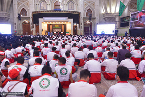 تجدید میثاق مدیران و کارکنان هلال احمر با آرمان های حضرت امام خمینی(س)