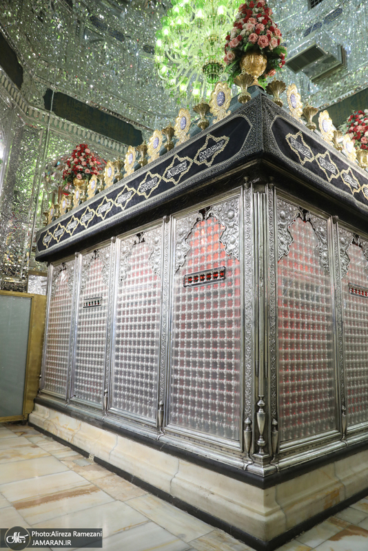 غباروبی ضریح مطهر حضرت عبدالعظیم حسنی (ع) و امام زاده حمزه (ع)