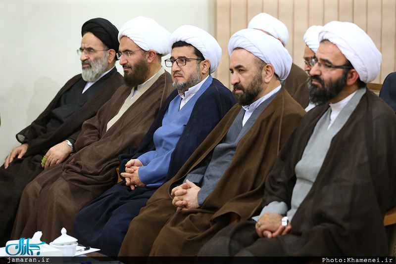 دیدار دست‌اندرکاران کنگره بزرگداشت آیت‌الله مصطفی خمینی(ره) با رهبر معظم انقلاب 