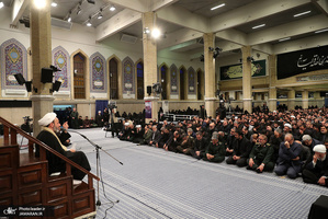 مراسم بزرگداشت شهید حاج قاسم سلیمانی و همرزمانش در حسینیه امام خمینی (ره)