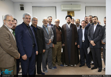 دیدار دست اندرکاران سمپوزیم بین المللی روابط عمومی با سید حسن خمینی