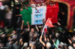 مراسم تشییع شهدای جنگ تحمیلی رژیم صهیونیستی در تهران-6