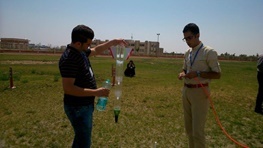 سومین دوره مسابقات کشوری موشک‌های آبی در زمین چمن دانشگاه سمنان آغاز شد