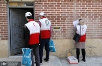 توزیع 25 هزار بسته بهداشتی مقابله با کرونا توسط هلال احمر