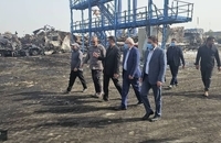 بازدید معاون سیاسی امنیتی دادستان کل کشور از محل انفجار در بندر شهید رجایی (1)