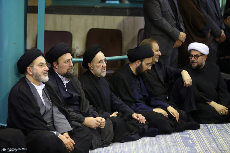 مراسم تشییع مرحوم آیت الله آقای حاج شیخ حسین هاشمیان در حسینیه جماران -2