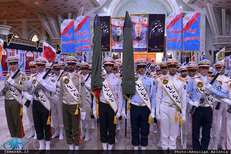 تجدید میثاق مسئولان سازمان عقیدتی سیاسی ارتش با آرمان‌های حضرت امام(س)