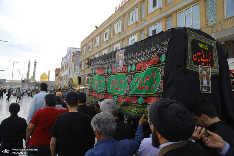 مراسم تشییع و خاکسپاری آیت الله نورالله شاه آبادی(ره) در قم