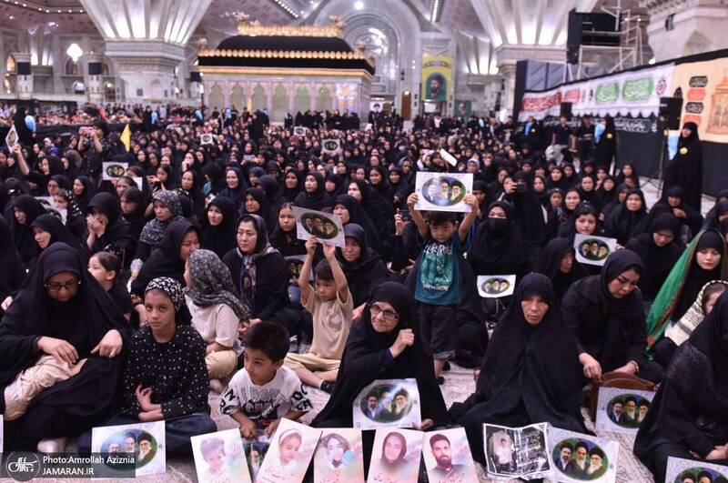 مراسم بیعت مهاجرین افغانستانی با مقام معظم رهبری و سوگواره قائد شهید و گرامیداشت علامه فیاض در حرم امام خمینی (س)