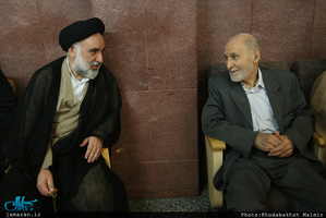 حضور سید حسن خمینی در مراسم ختم حجت الاسلام و المسلمین حمیدزاده 