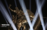 آیین رونمایی از بزرگترین مجسمه اقتباسی ایران (26)