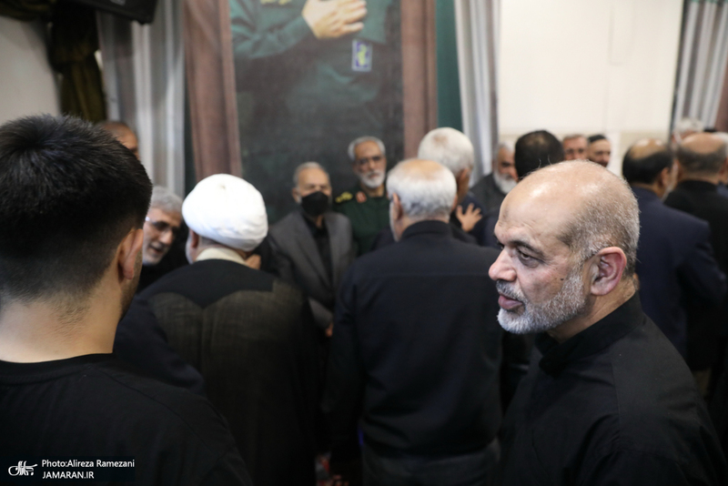 مراسم چهلمین روز شهادت سپهبد حسین سلامی