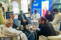 غرفه معاونت بین الملل موسسه تنظیم و نشر آثار امام خمینی (ره) در نمایشگاه کتاب