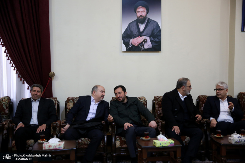 دیدار وزیر ارتباطات و معاونین با سید حسن خمینی